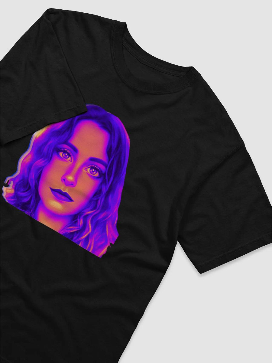 KILLA EMILY PINK FACE ON BLACK TEE product image (3)