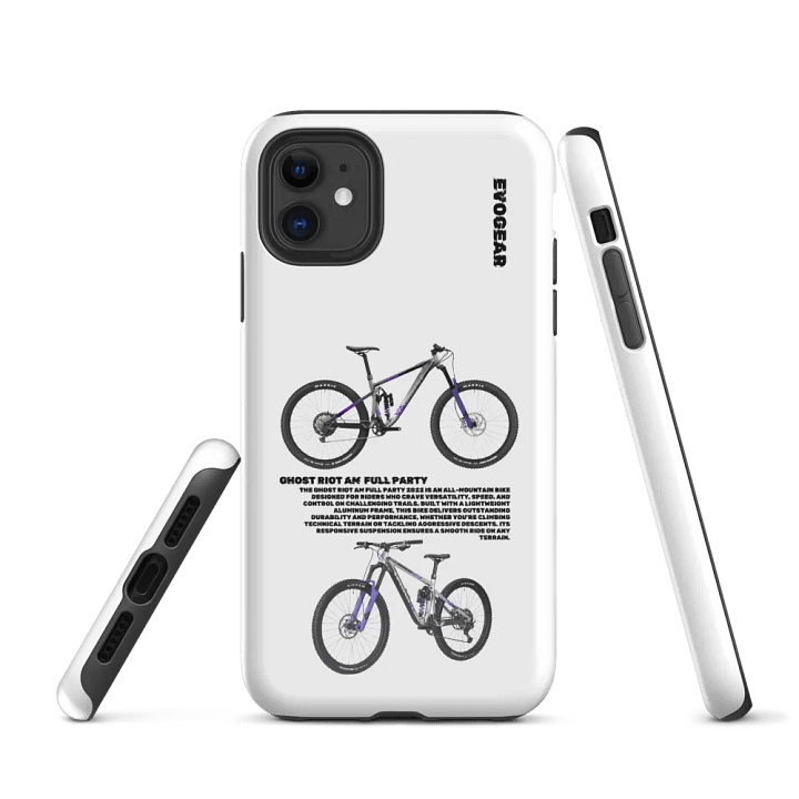 White Ghost Riot AM Full Party iPhone Case product image (1)