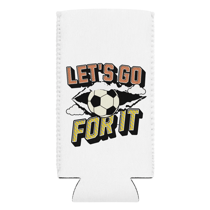Let's Go for It Soccer Ball Can Cooler product image (2)
