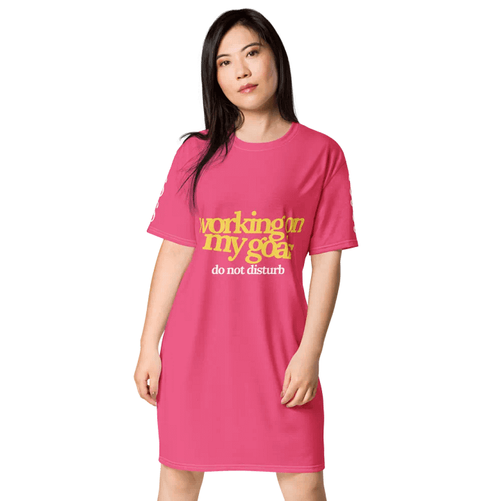 Working On My Goals Shirt Dress product image (1)
