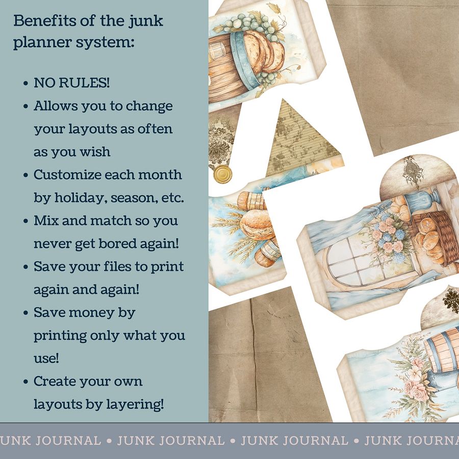 For The Love Of Bread - Printable Envelopes V3 product image (3)