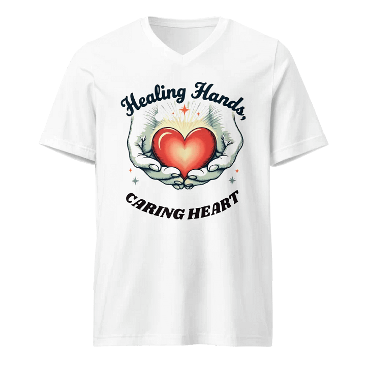 Healing Hands - Caring Heart V-Neck Tee product image (1)