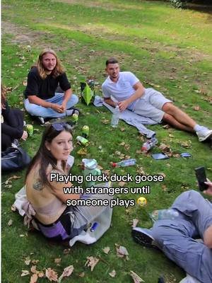 Playing Duck duck goose with strangers 😭 #fyp #foryou #viral 