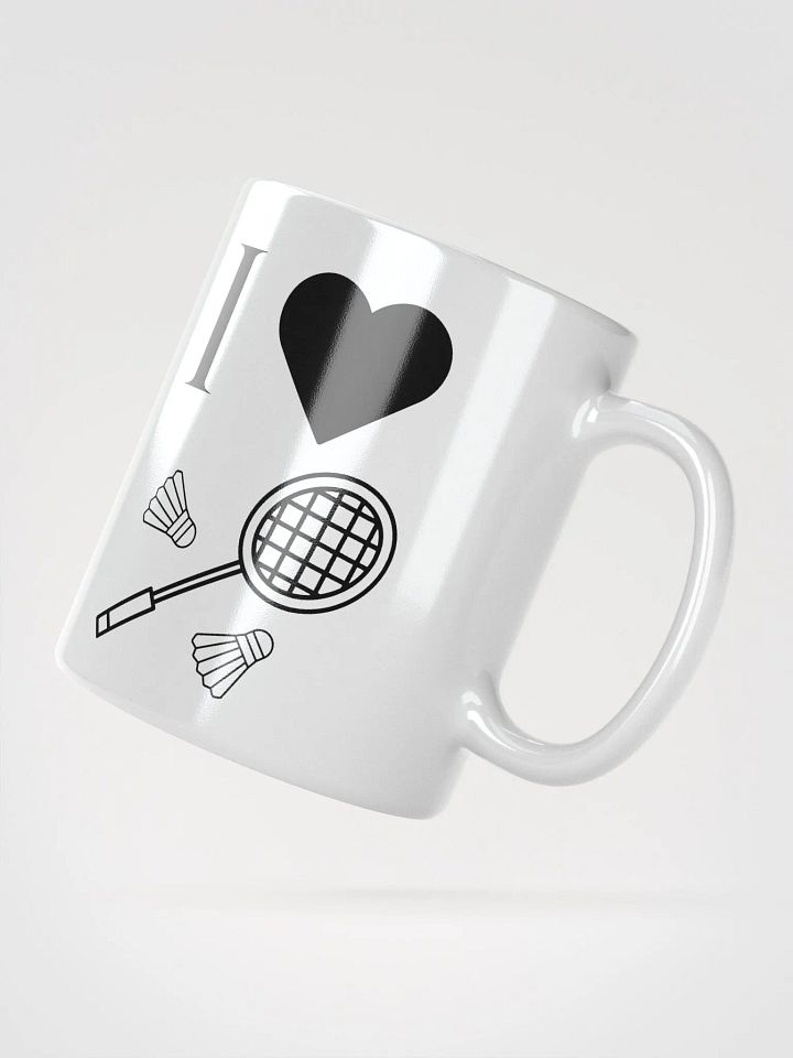 I ❤️ Badminton Mug product image (2)