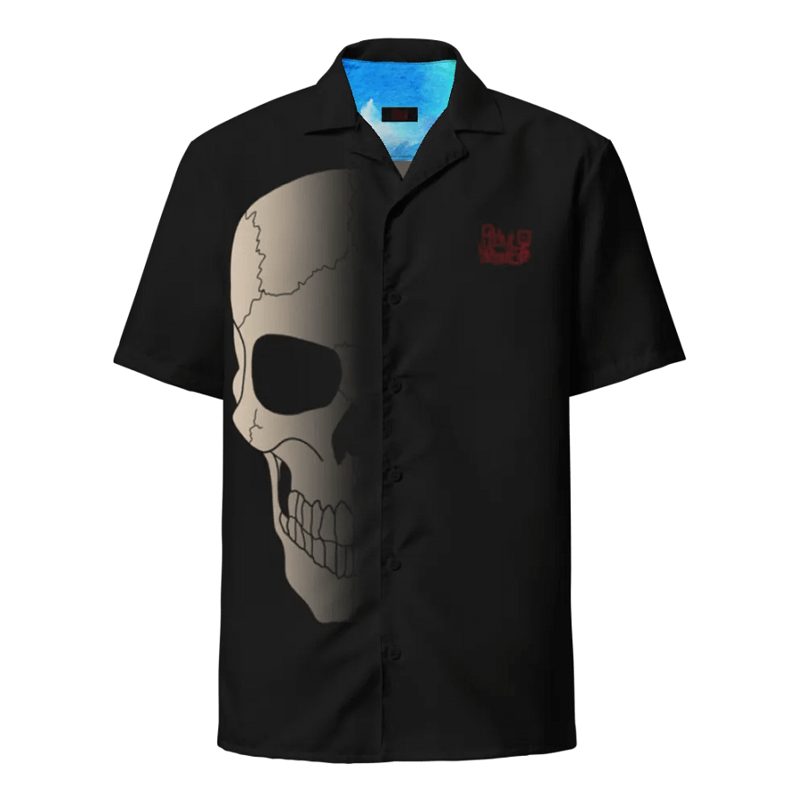 Faded skull shirt product image (1)