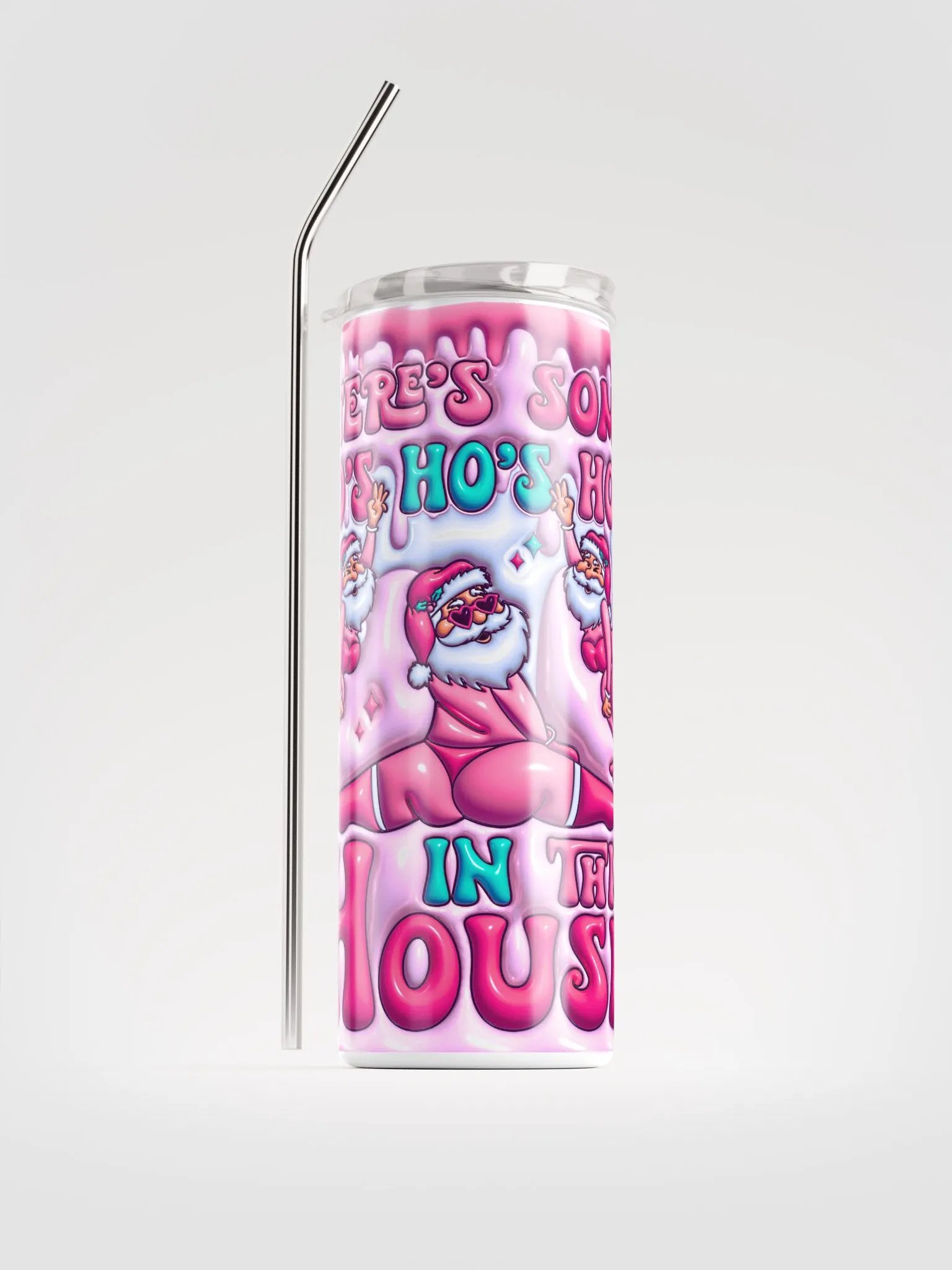'There's Some HO's in This House' Stainless Steel Tumbler product image (1)