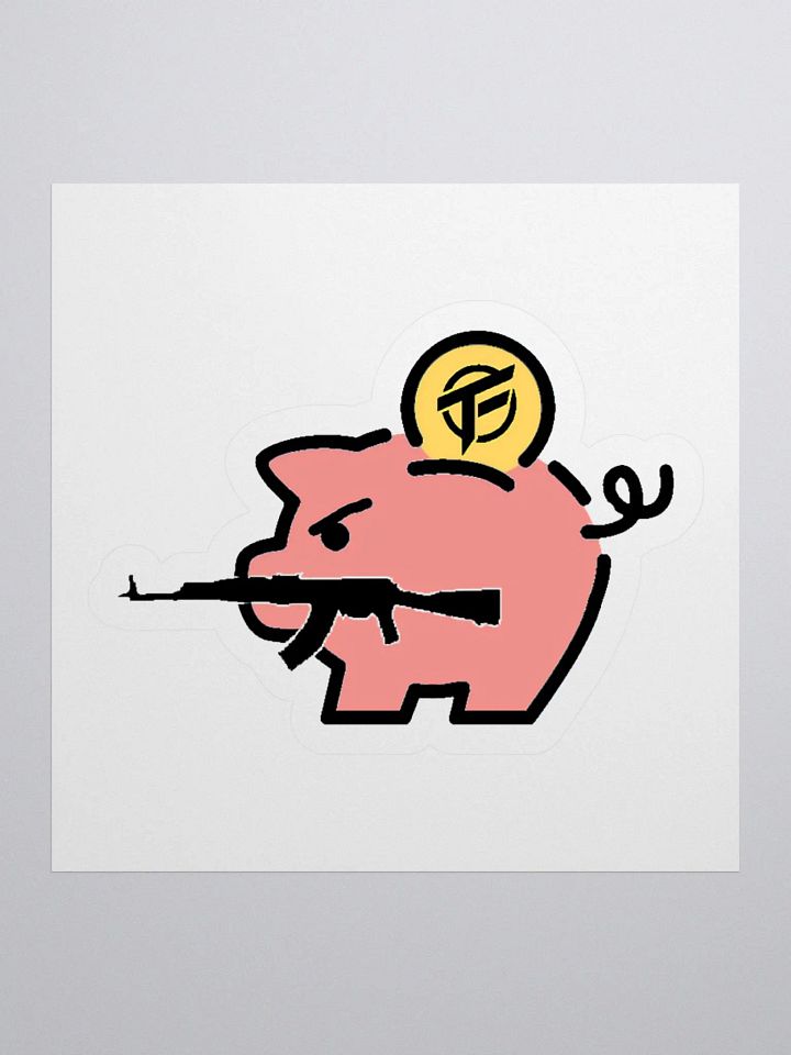 TopFrag™ Credits Kiss Cut Sticker product image (1)