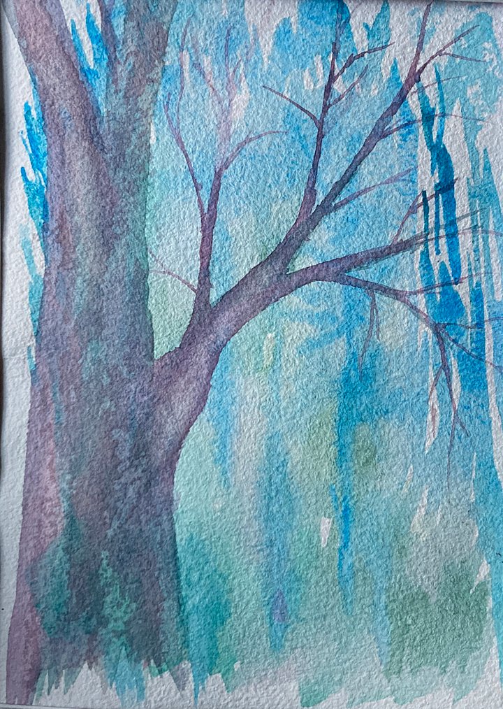 Original watercolor painting: Forest product image (1)