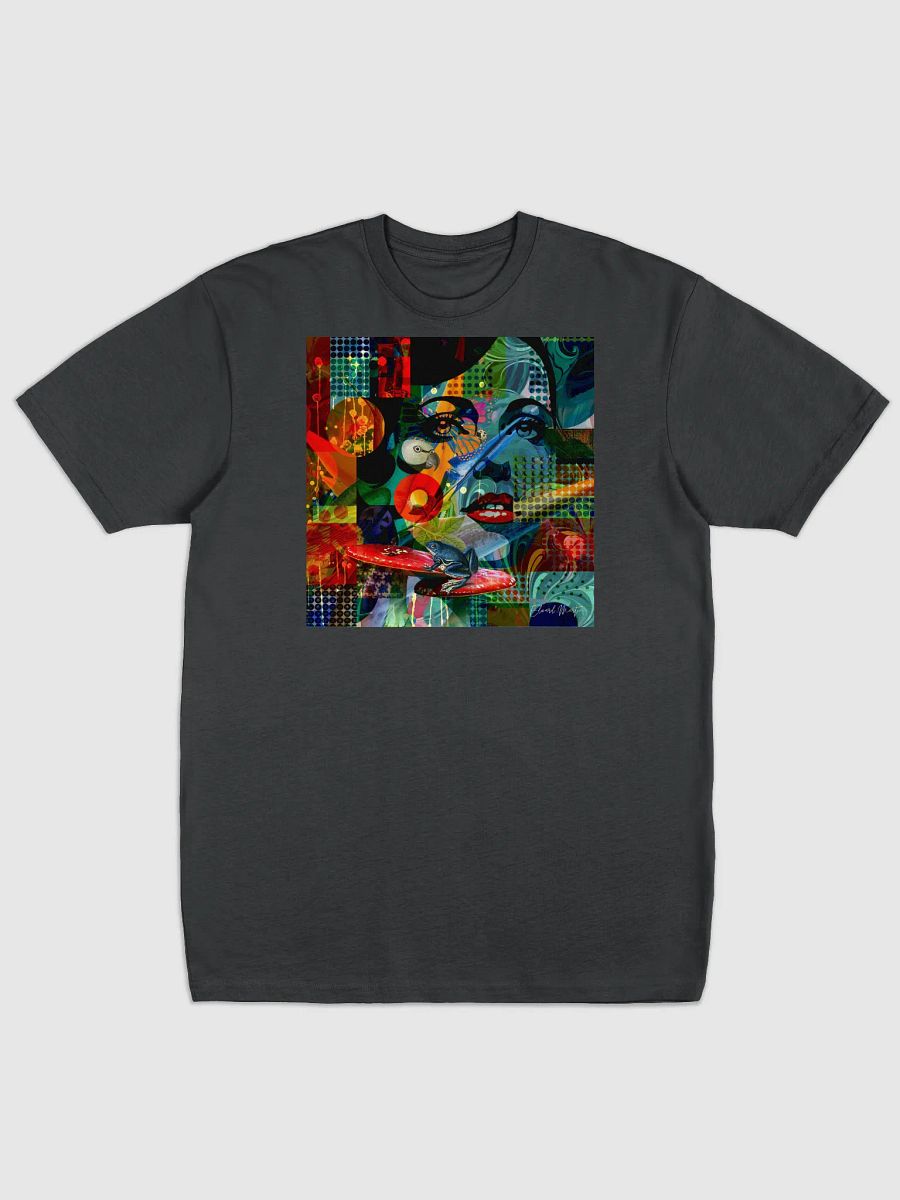 'Among the Wild' by Edward Martin Mixed Media Collage -Surreal Fusion Men's Tee product image (1)