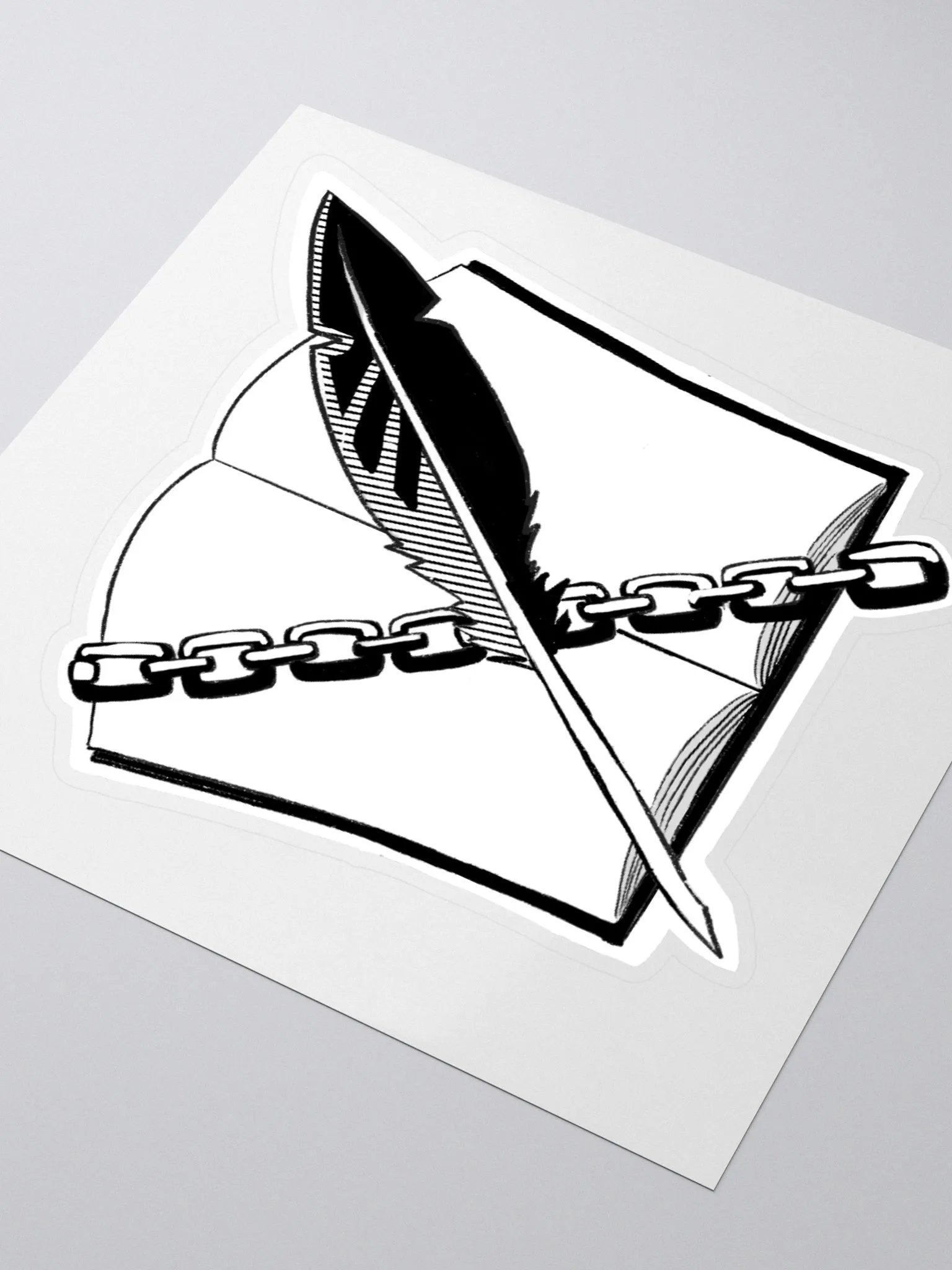 Ka-esh Black & White Symbol Sticker product image (3)