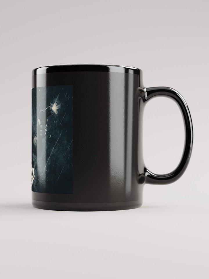 Kanly B&W Black Glossy Mug product image (2)