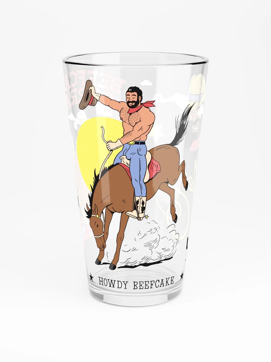 Beefcake Corral Pint Glass product image (5)