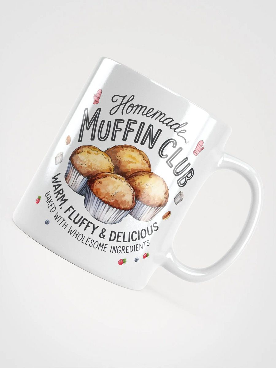 Homemade Muffin Club White Glossy Mug product image (10)