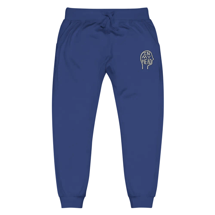 In My Head (lined design) embroidered fleece sweatpants product image (14)
