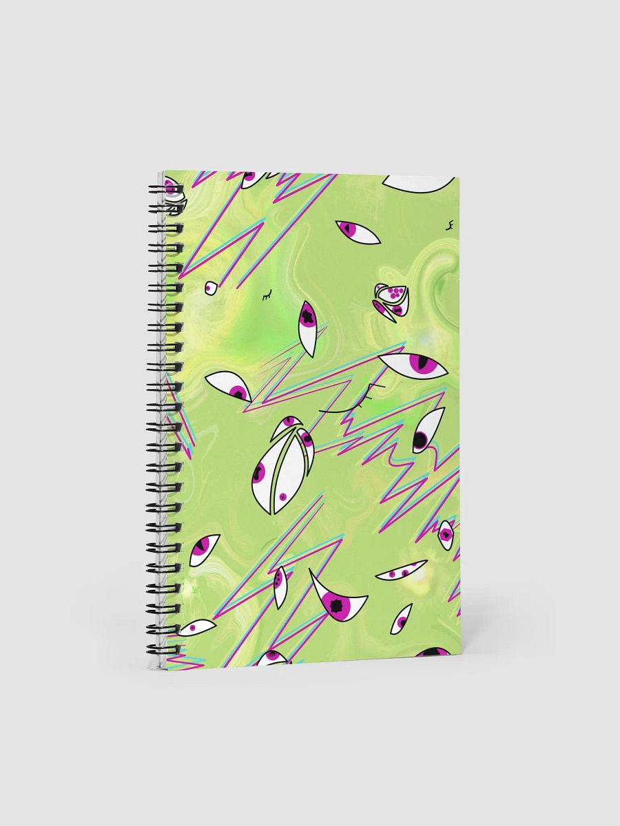 Eyes and Lightning Magic Softcover Notebook product image (1)