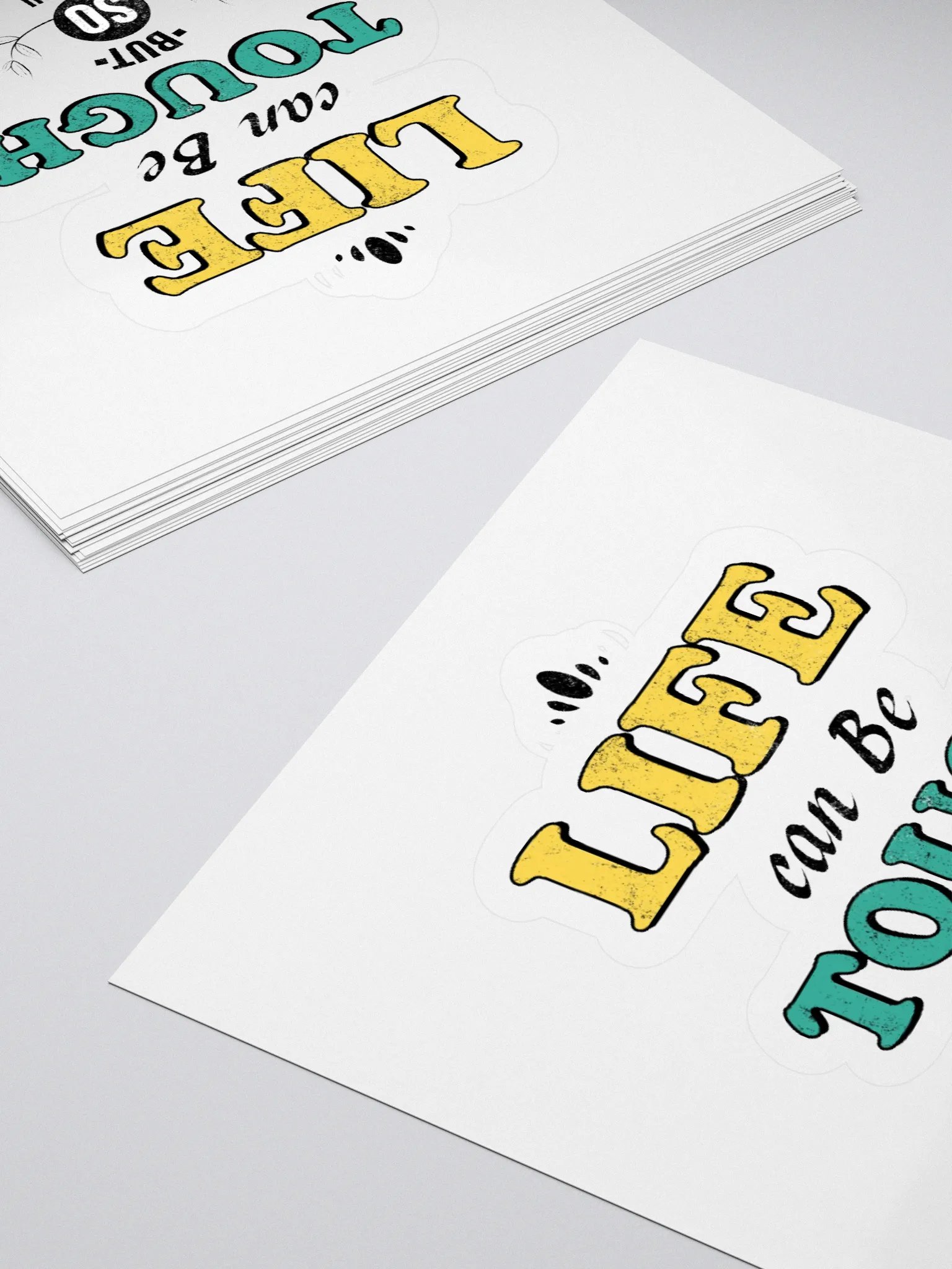 Tough Life Kiss Cut Stickers product image (11)