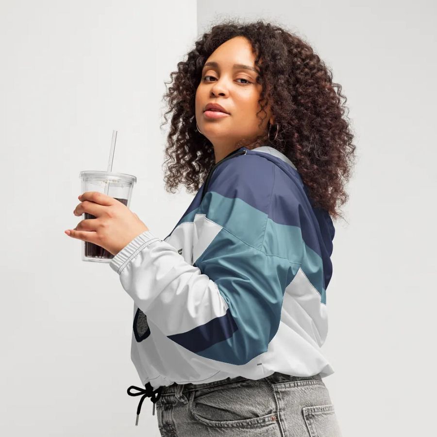 Stay Owl-ert Crop Hoodie Windbreaker product image (3)