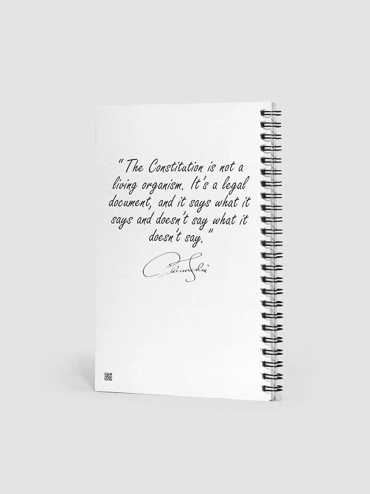 Antonin Scalia Spiral Notebook product image (2)