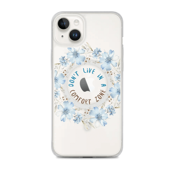 Motivational Blue Flower iPhone® Case product image (1)