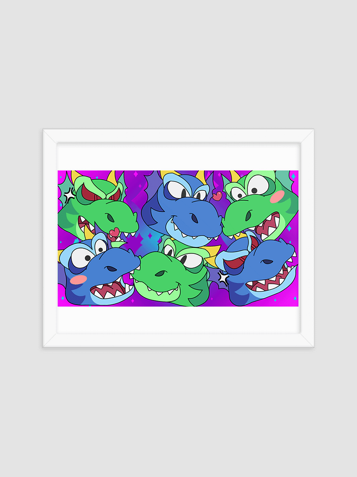 Lots of Dragons Enhanced Matte Paper Framed Poster product image (2)