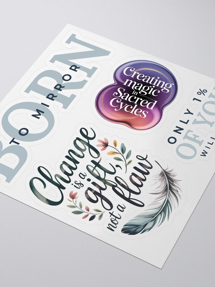 Reflector Human Design Sticker Sheet product image (2)