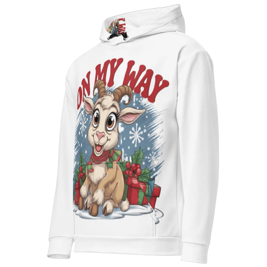 Traditional Yule Goat Scandinavian Holiday hoodie product image (9)