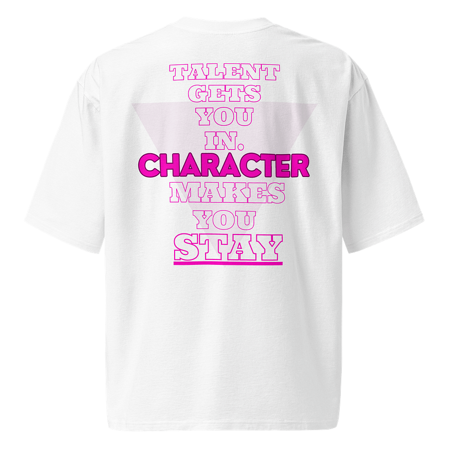 Talent & Character UNISEX eight22 Custom Oversized Wht/Pink product image (1)