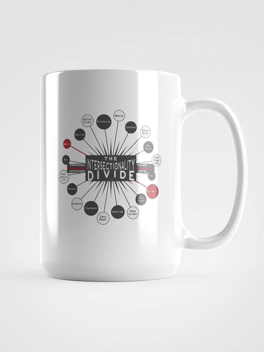 Intersectionality Ceramic Mug - 15oz | Social Justice and Truth Design product image (1)