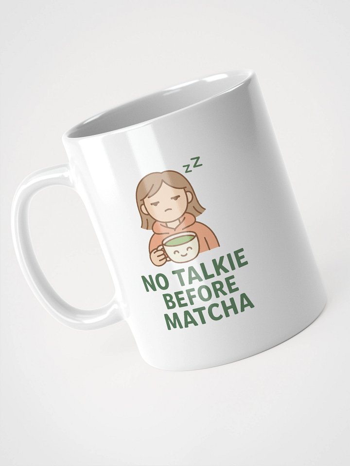 No Talkie Before Matcha – Anti-Morning Mug product image (2)