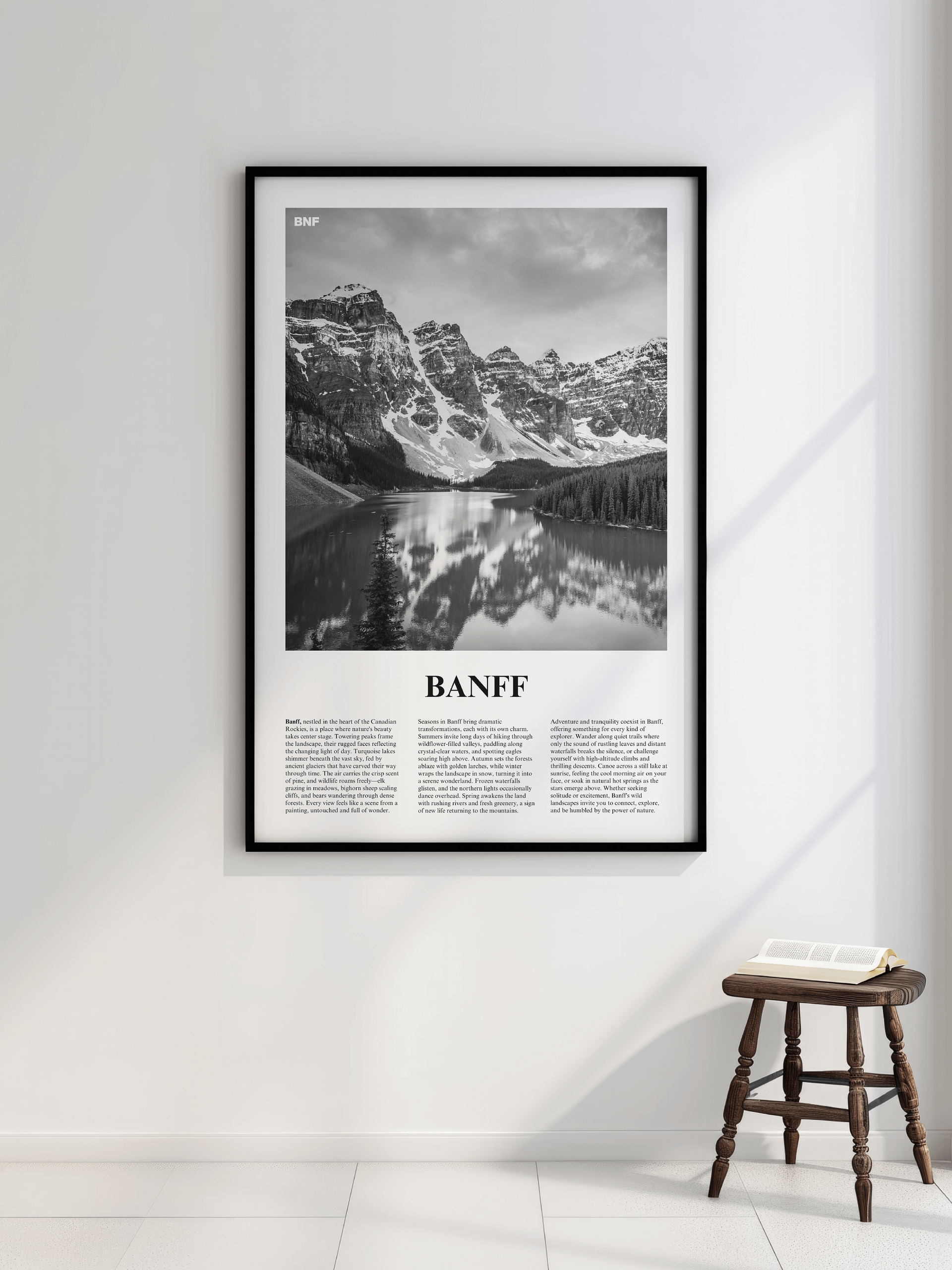 Banff 01 Newspaper Poster | Framed product image (2)