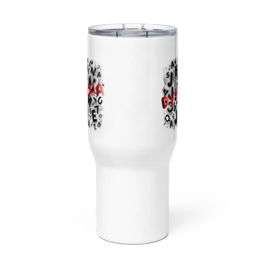 Dyslexia: My Letters Dance Travel Mug with a Handle product image (3)