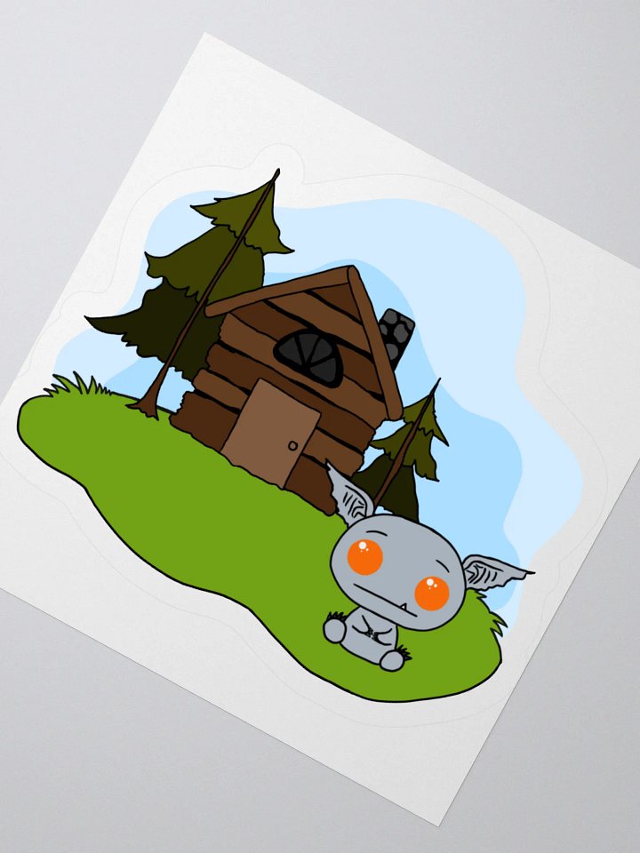 Reginald the Hopkinsville Goblin Crytikids Sticker product image (6)