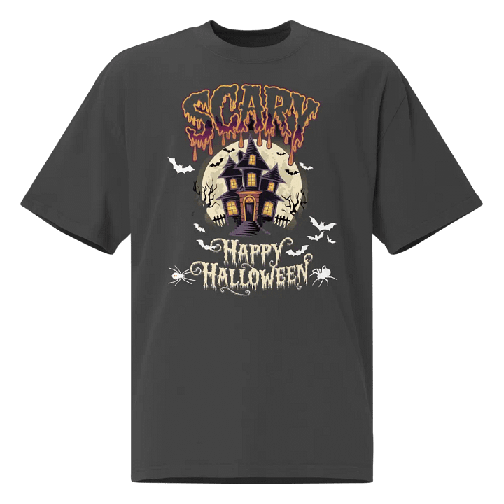 Glowing Haunted House Halloween T-Shirt product image (1)