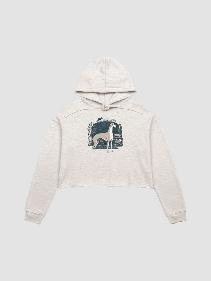 Botanical Greyhound Fleece Crop Hoodie product image (2)