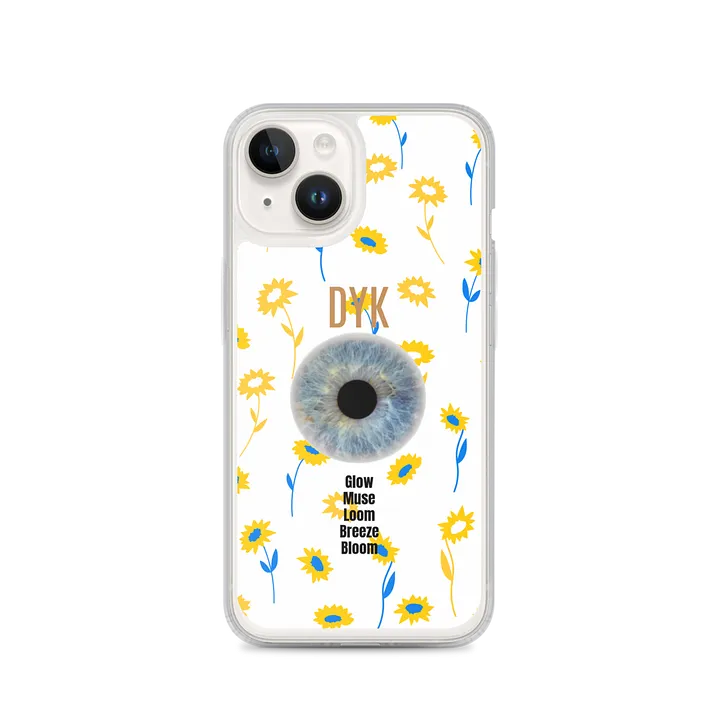 DYK Floral Eye Muse Glow Loom Breeze Bloom iPhone® Clear Case product image (4)