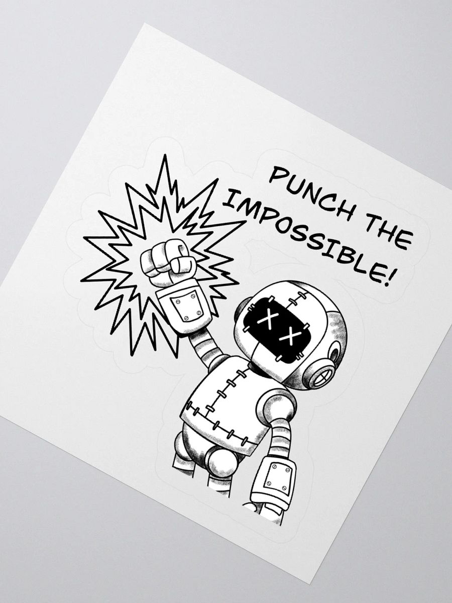 Punch the impossible Kiss Cut Stickers product image (5)
