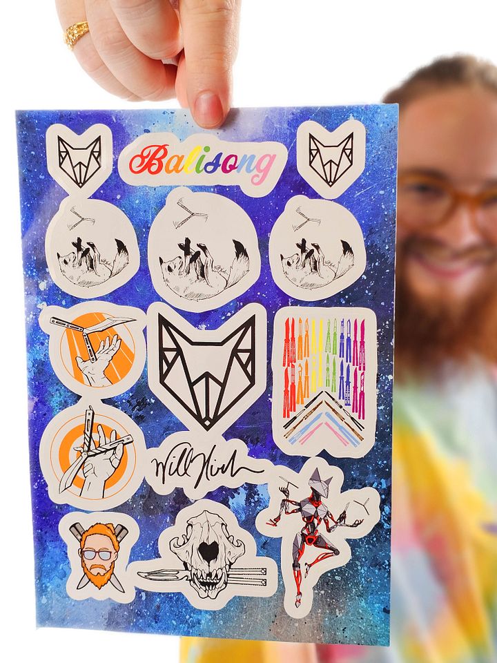 Will Hirsch Sticker Sheet product image (1)