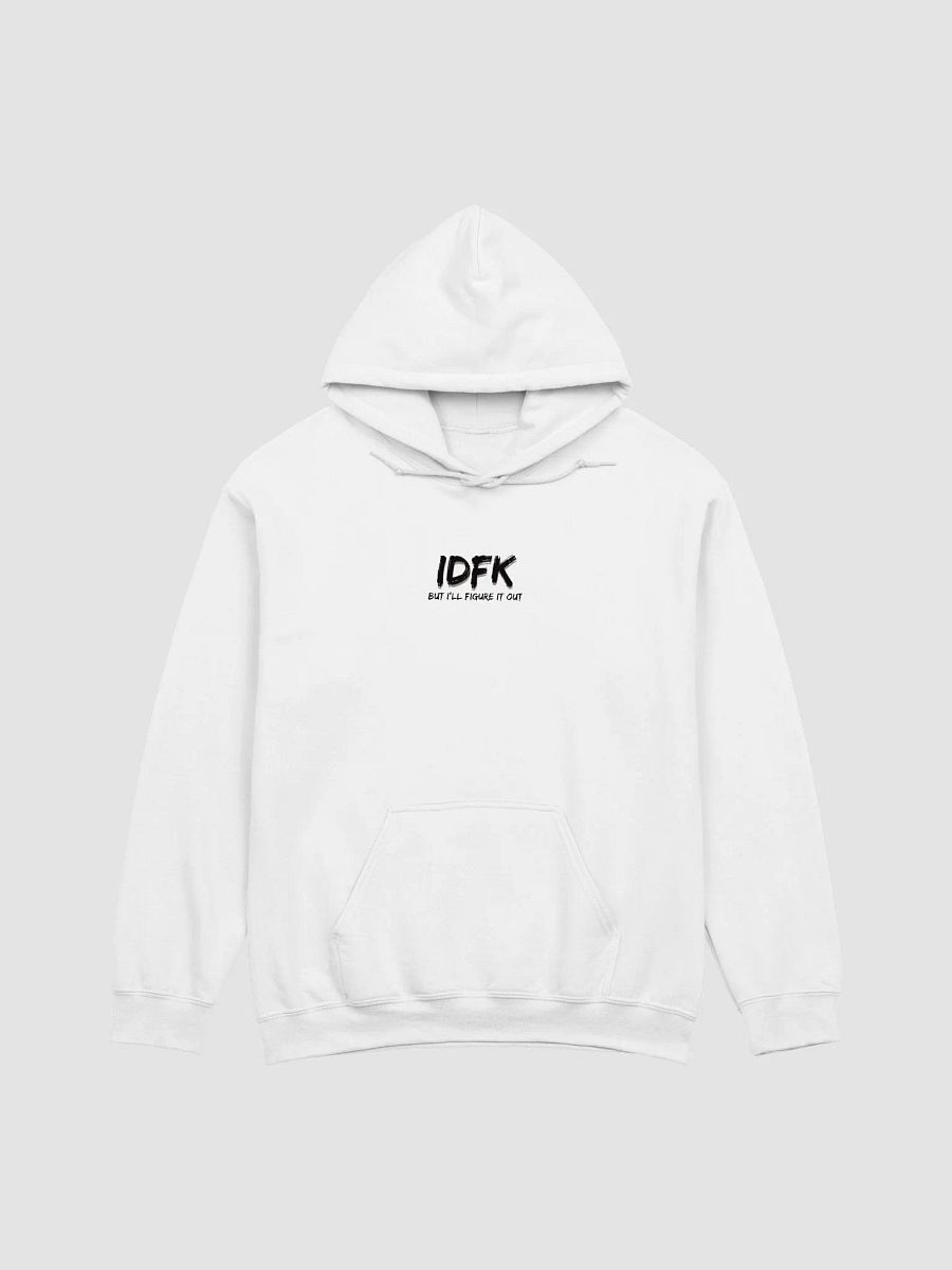 IDFK Black & White Hoodie product image (3)