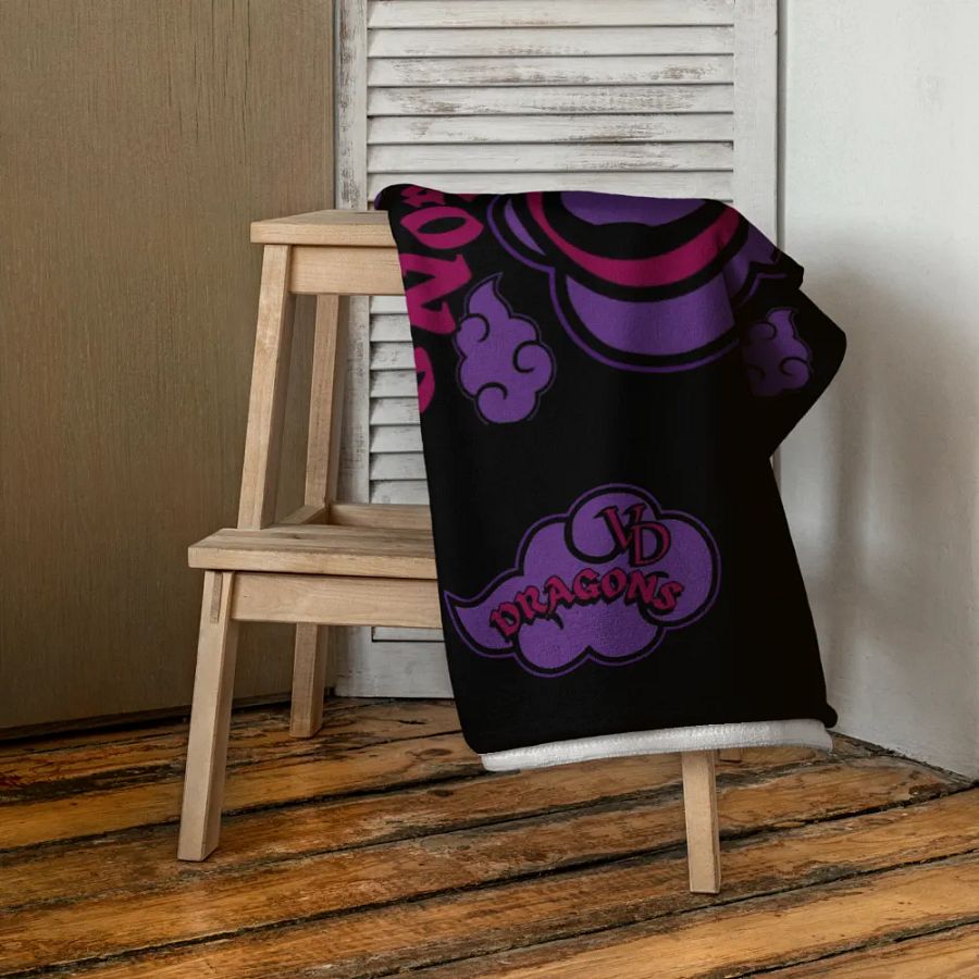valerian dragons towel (purple) product image (4)