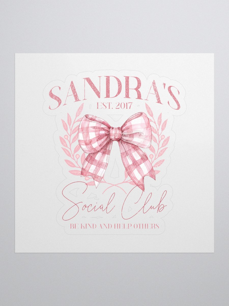 SANDRA'S Special Club Kiss Cut Stickers product image (1)