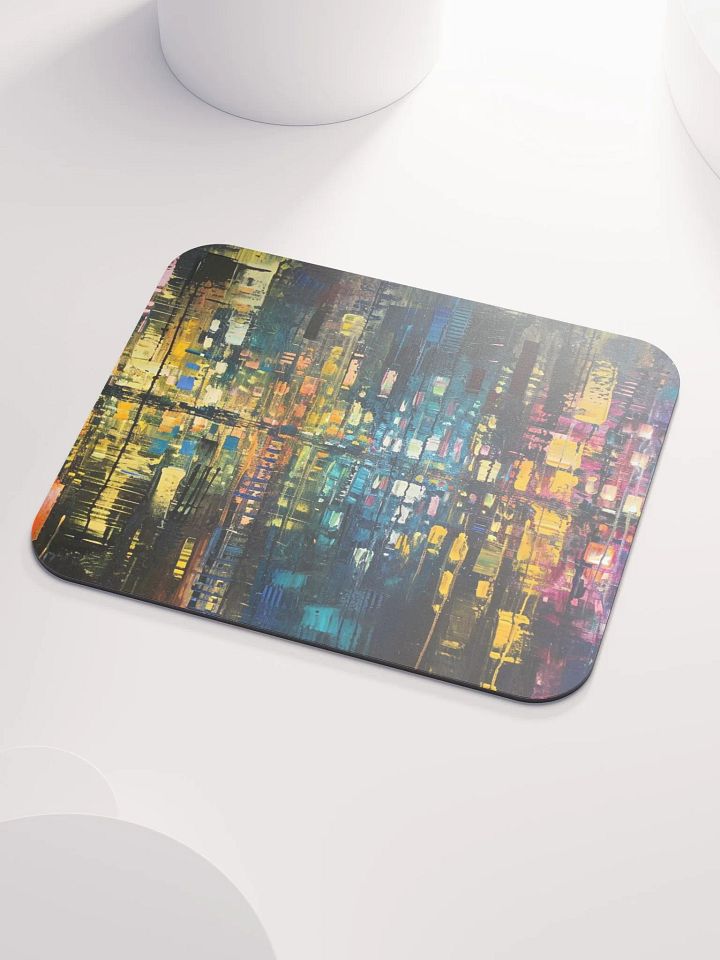 Bright Night Lights Mousepad product image (1)
