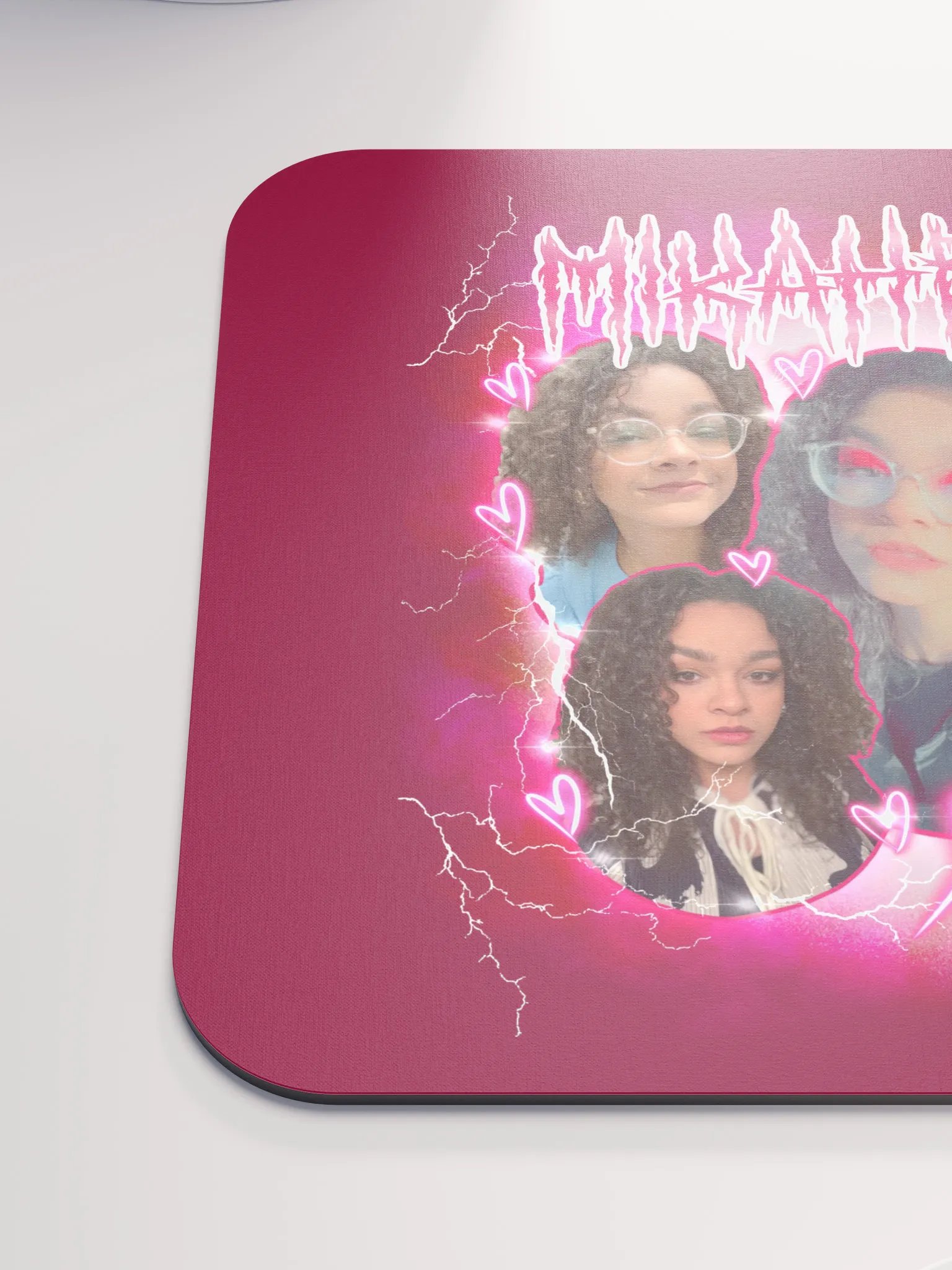 Electric Heart Mouse Pad product image (6)