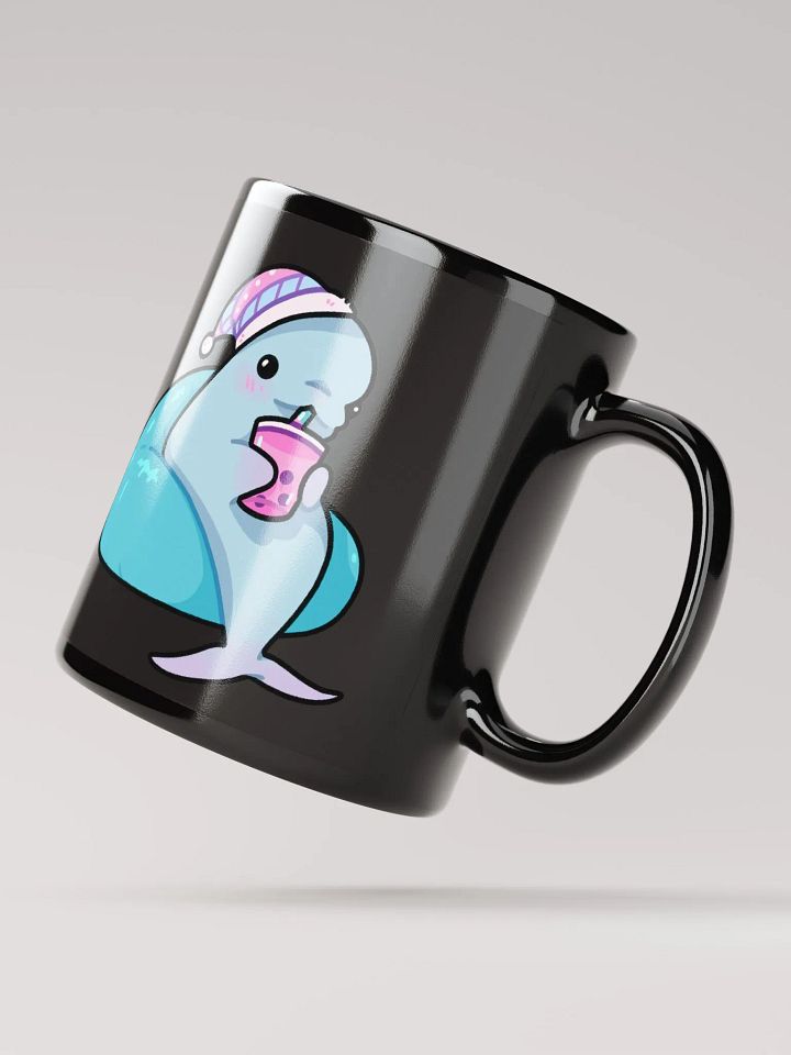 Boba Beluga Black Mug product image (2)