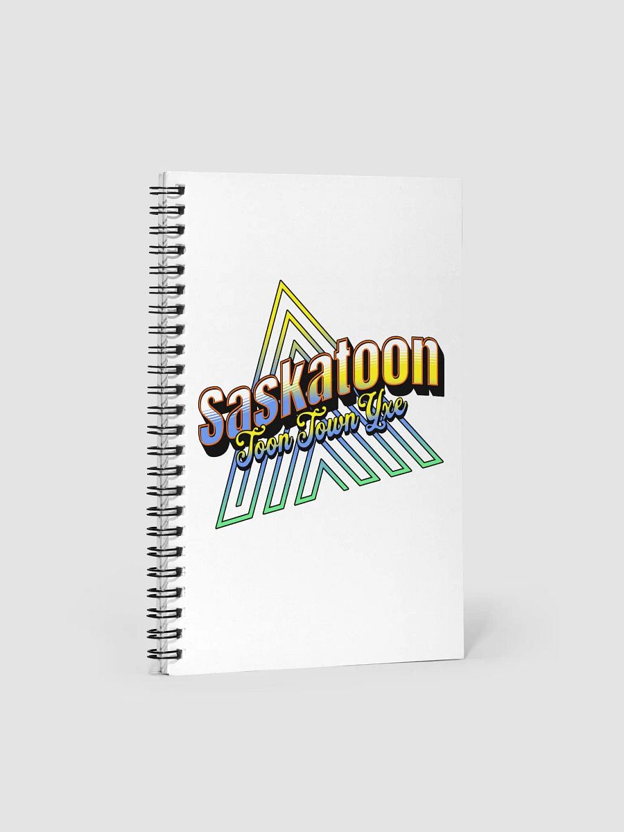Saskatoon Toon Town Yxe Spiral Notebook product image (2)