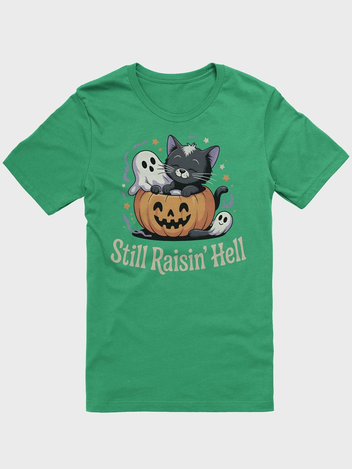Raisin' Hell Halloween Kitty T-Shirt product image (4)
