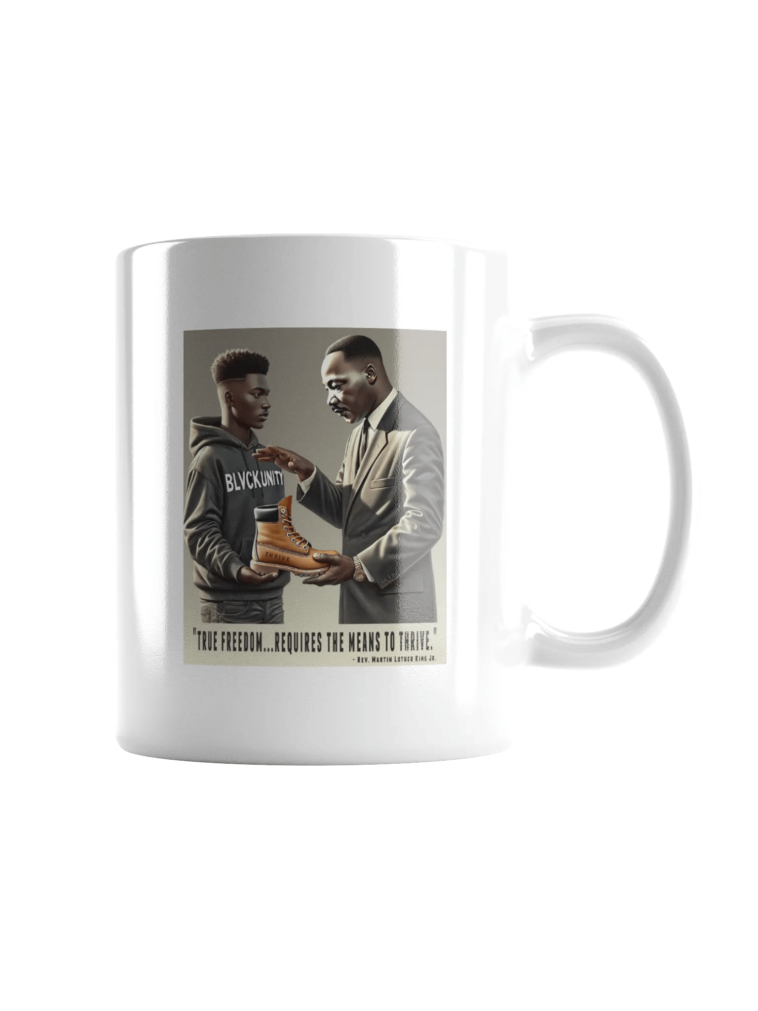 BLVCKUNITY. "True Freedom" Coffee Mug – Sip, Reflect, Thrive product image (3)