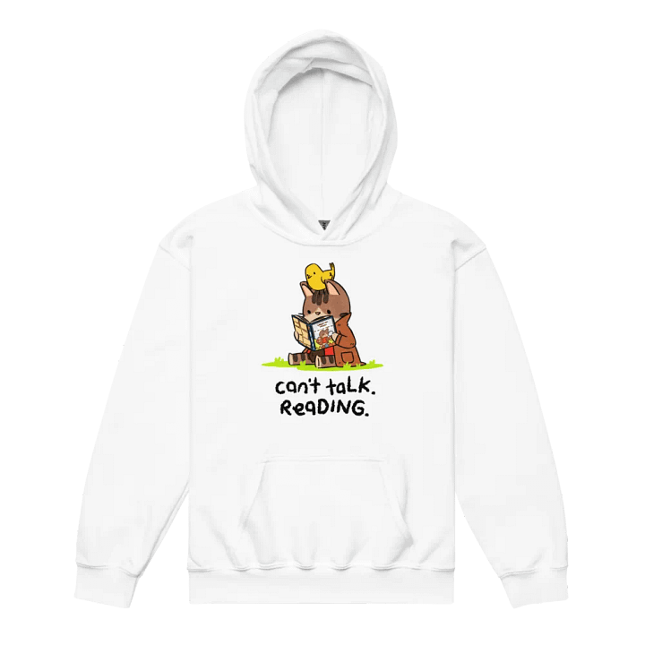 reading hoodie (kids) product image (1)