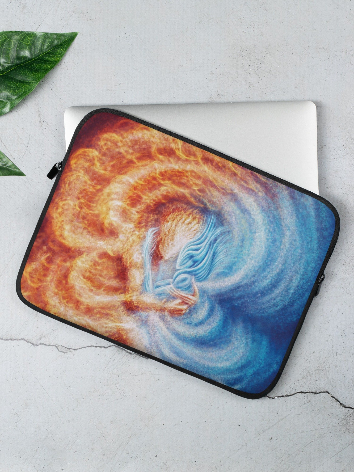 Fire and Ice Laptop Sleeve product image (1)