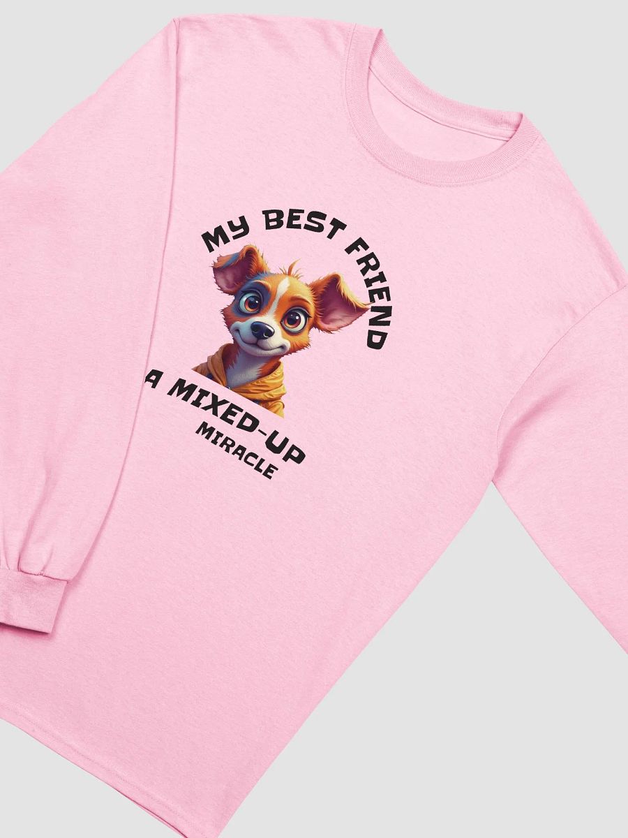 Expressive Cartoon Dog Yellow Hoodie Long Sleeve T-Shirt product image (12)