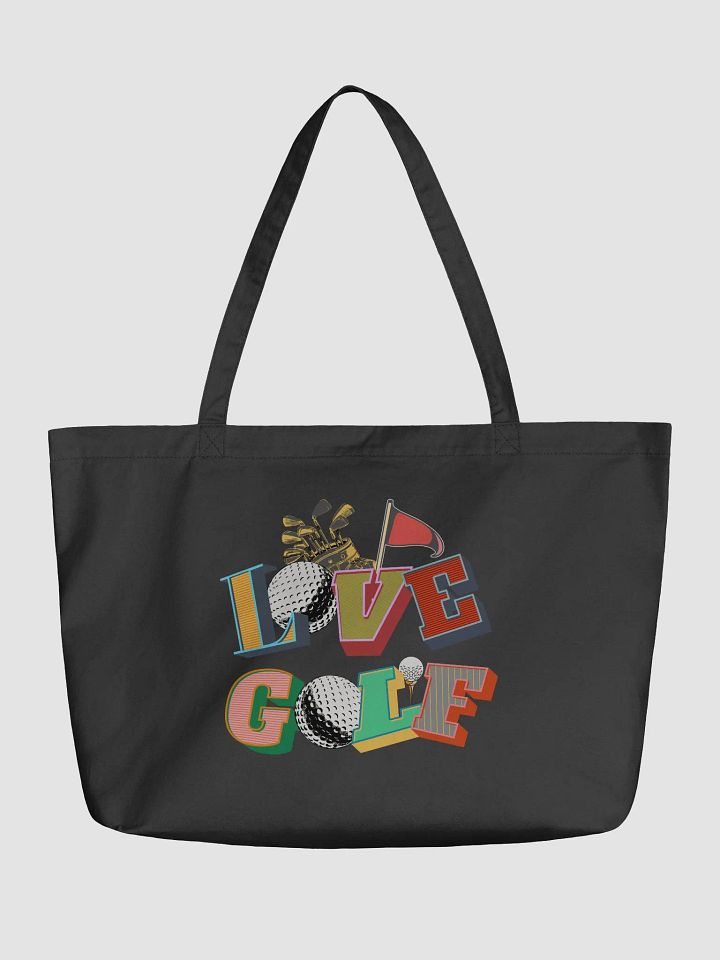 Love Golf Block Letter Swing In Style Tote Bag product image (2)